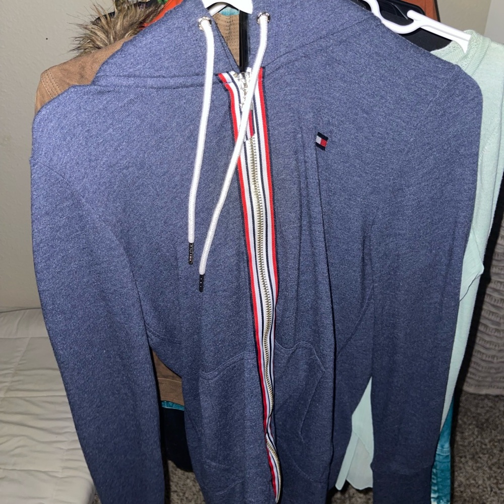 Tommy Hilfiger zip up with faux fur hoodie